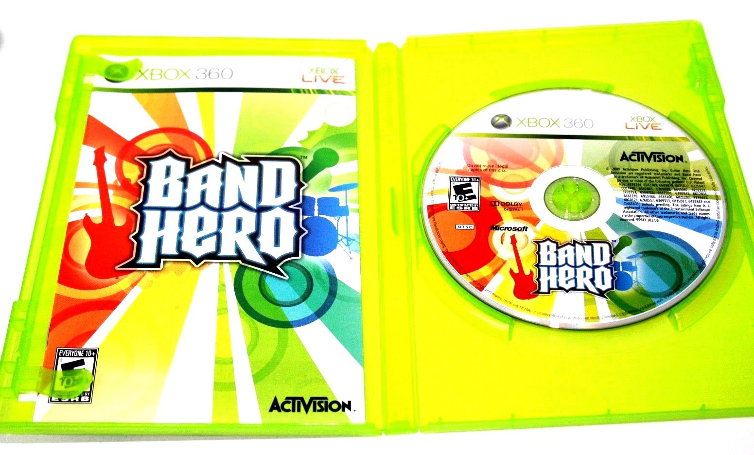 Band Hero (Xbox 360) with Manuals. 65 Songs. Disk Cleaned XBOX LIVE