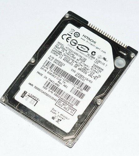 HTS541680J9AT00 Hitachi 80GB IDE 2.5" 9.5MM Hard Drive HDD - Picture 4 of 4