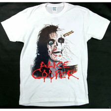 Vintage Alice Cooper concert tour White shirt 1989 All size