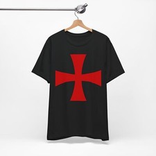 Knights Templar Cross t-shirt Medieval Crusades Crusader Order Crusade