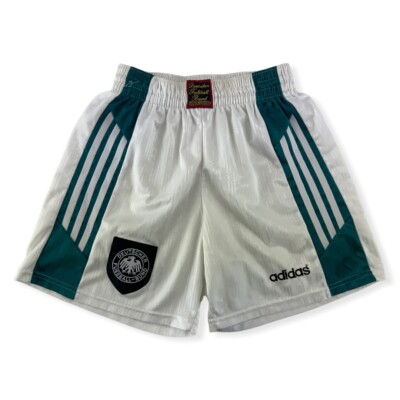 Adidas DFB Vintage Herren Sport Shorts kurze Hose D4 US S Weiß
