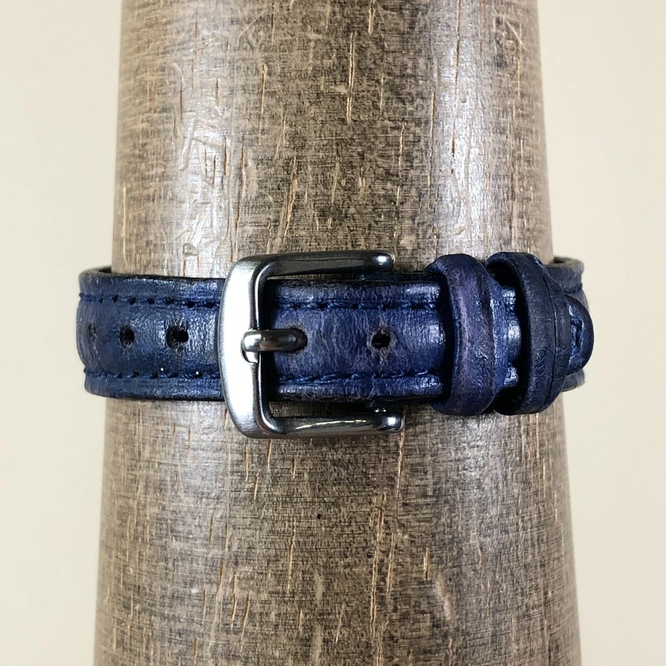 Eddie Bauer Mujer 53202 Vestido Fecha Cuero Azul Cuarzo Analógico 29mm Reloj 6" Foto 4 de 4