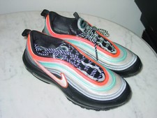 Scarpe da corsa uomo Nike Air Max 97 OA GS "Neon Seoul" 2019 nero/argento! Taglia 12