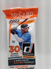 2022 Panini Donruss Baseball 30 Card Jumbo Value Pack NEW