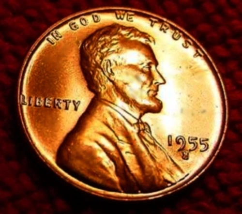 1955 S LINCOLN WHEAT CENT MS MINT STATE