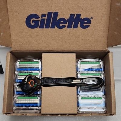 Gillette Fusion ProGlide Razor for Men- 1 Gillette Razor-8 Refill 5 Blade Razors
