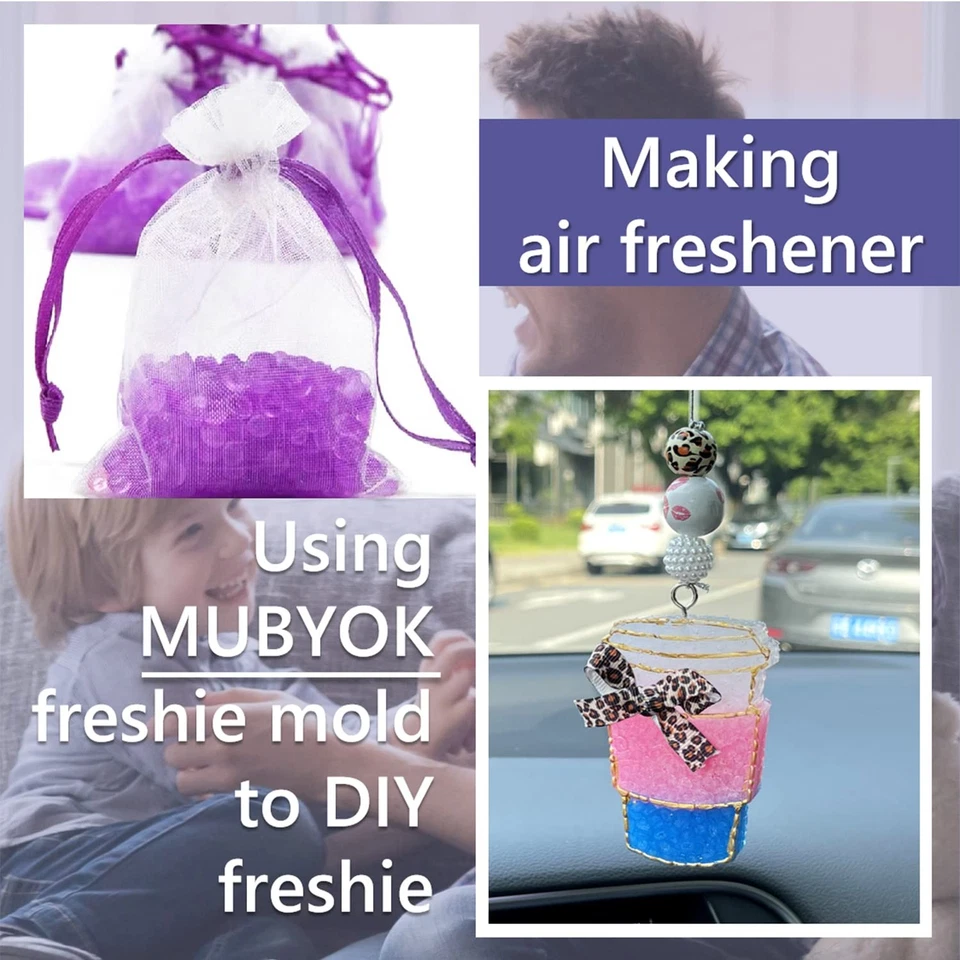 MUBYOK 18lb Premium Unscented Aroma Beads for DIY Car 288 Ounce (Pack of 1) - Image 3 of 4