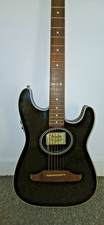 Fender Stratacoustic Guitar Black-2016 Model