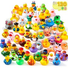 Joyfy Mini Rubber Duckies   Random Assortment Bath  Pool Toys for Kids 
