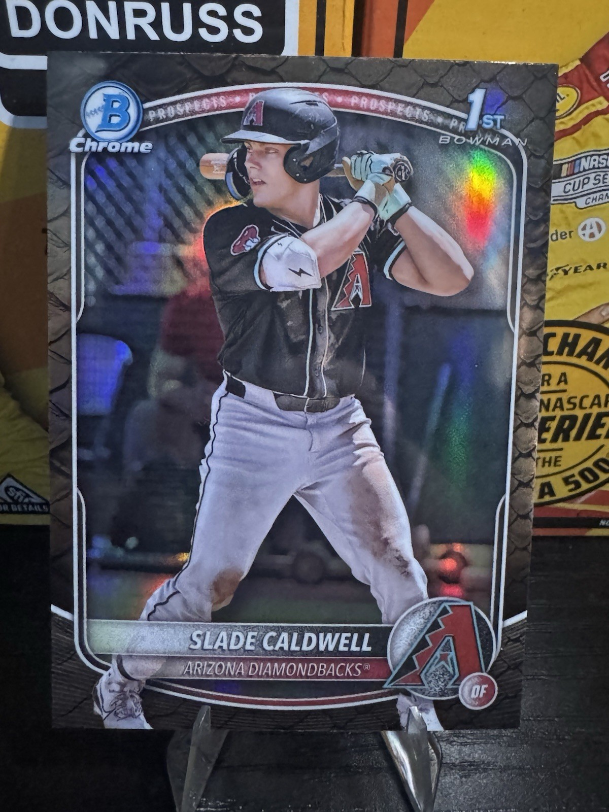 2025 Bowman - Chrome Prospects Slade Caldwell #BCP-21 Reptilian Refractor (RC)