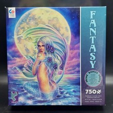 Ceaco Moon Mermaid Fantasy 750 Piece Puzzle 2018 Complete Includes Poster
