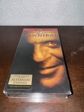 VHS HANNIBAL - Anthony Hopkins/Julianne Moore VTG 2002 Alternate Ending SEALED