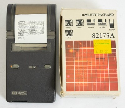 Vintage Hewlett Packard HP 82240A Printer + 82175A Paper - CLEAN & TESTED
