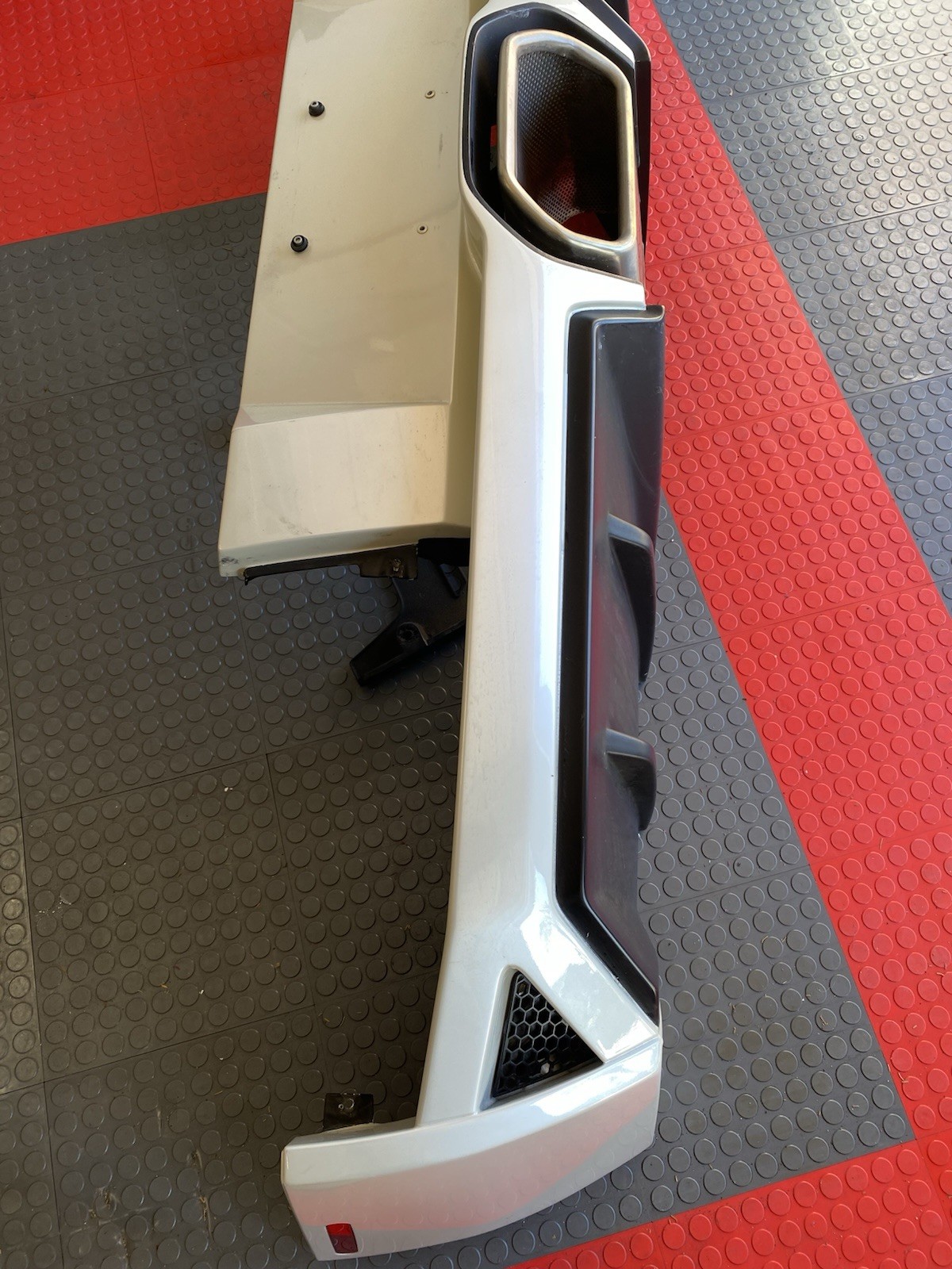 Lamborghini Murcielago LP640 OEM  Rear Bumper Original Ballon White Paint