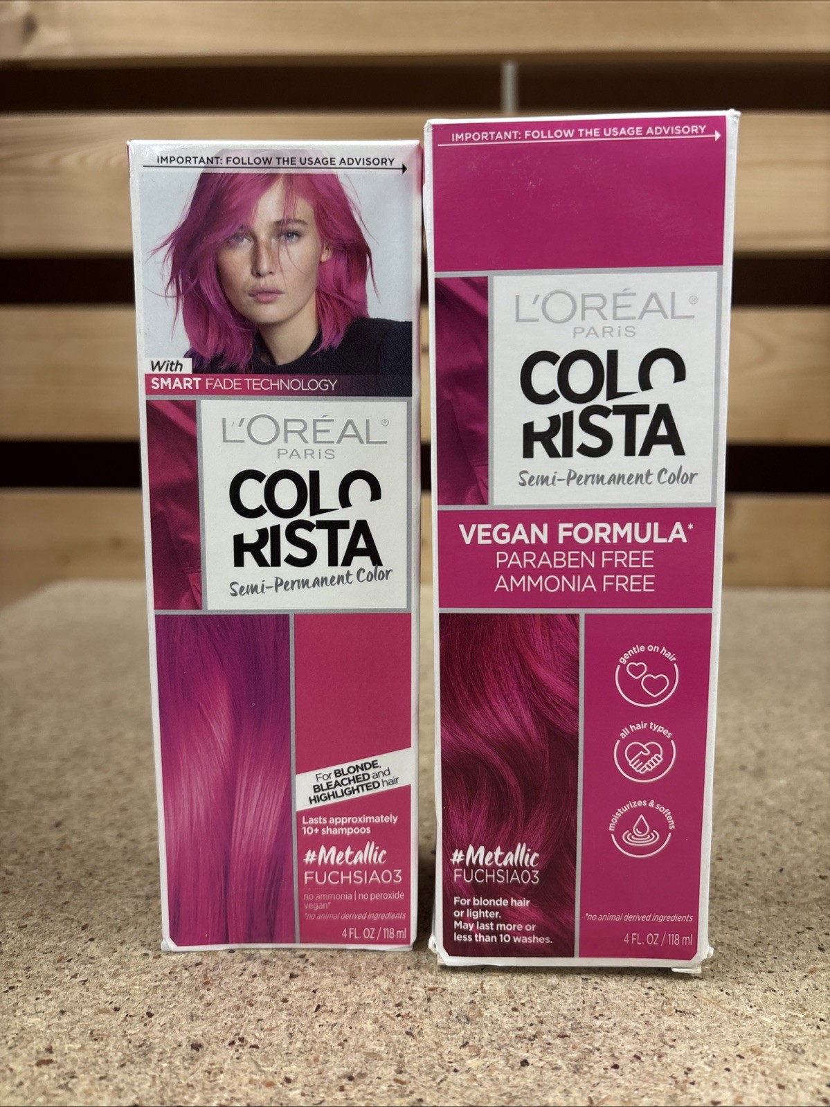 Ista Metallic Semi Permanent Hair Color #metallicfuchsia03
