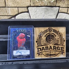 2024 Leaf Trinity Eduardo Tait Steel Iron Circles Blue Auto #1/5 / #S-ET1 /Twins