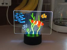 LED Neon Drawing Sketch Board - Dry Erase with Remote Control