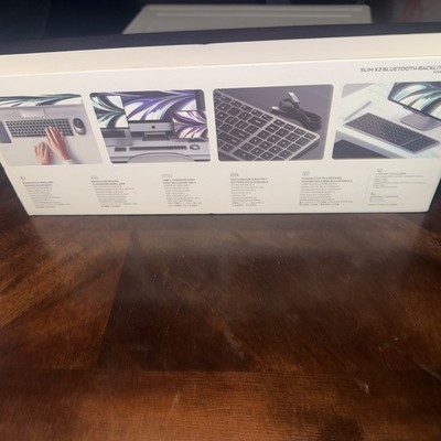 New Satechi Slim X2 Bluetooth Backlit Keyboard For Mac Black Grey Wireless