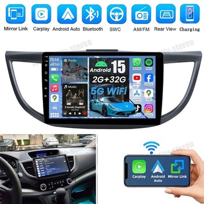 10.1'' Car Radio For Honda CRV 2012-2016 Android 15 GPS Navi USB 2+32G WIFI IPS