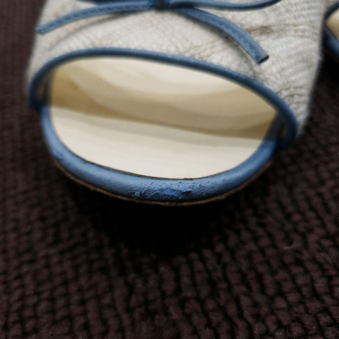 Chanel Pumps Sandals Ribbon Coco Mark Open Toe Size 35 US About 5 For Women thumbnail 4