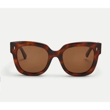 CHIMI x Veronica Beard Women's Core 08 Tortoise Sunglasses Havana NIB 189
