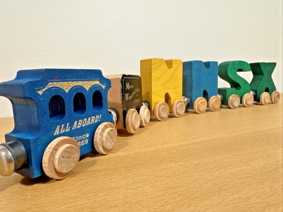Name Train Maple Landmark Mt Washington Cog Railway Wooden Toy N S X Souvenir