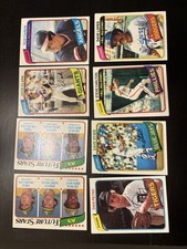 8 1980 topps baseball lot  Vg -Ex Carew, Carlton