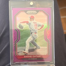Panini 2021 Prizm Shohei Ohtani Purple Prizm #183 Angels Baseball Card