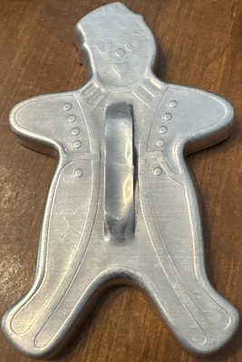 Vintage Ginger Bread Cookie Cutter Aluminum 6 Inches