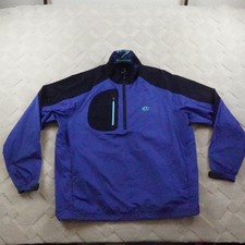 Zero Restriction Z700 Tour Series Windproof Golf Jacket Mens Extra Large Blue