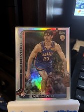 2025-26 TOPPS NBA BASKETBALL - BROOKS BARNHIZER RC SILVER FOIL RAINBOW (#245)