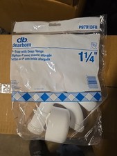 25 Pack Dearborn P9701DFB 1-1/4in P-Trap with Deep Flange