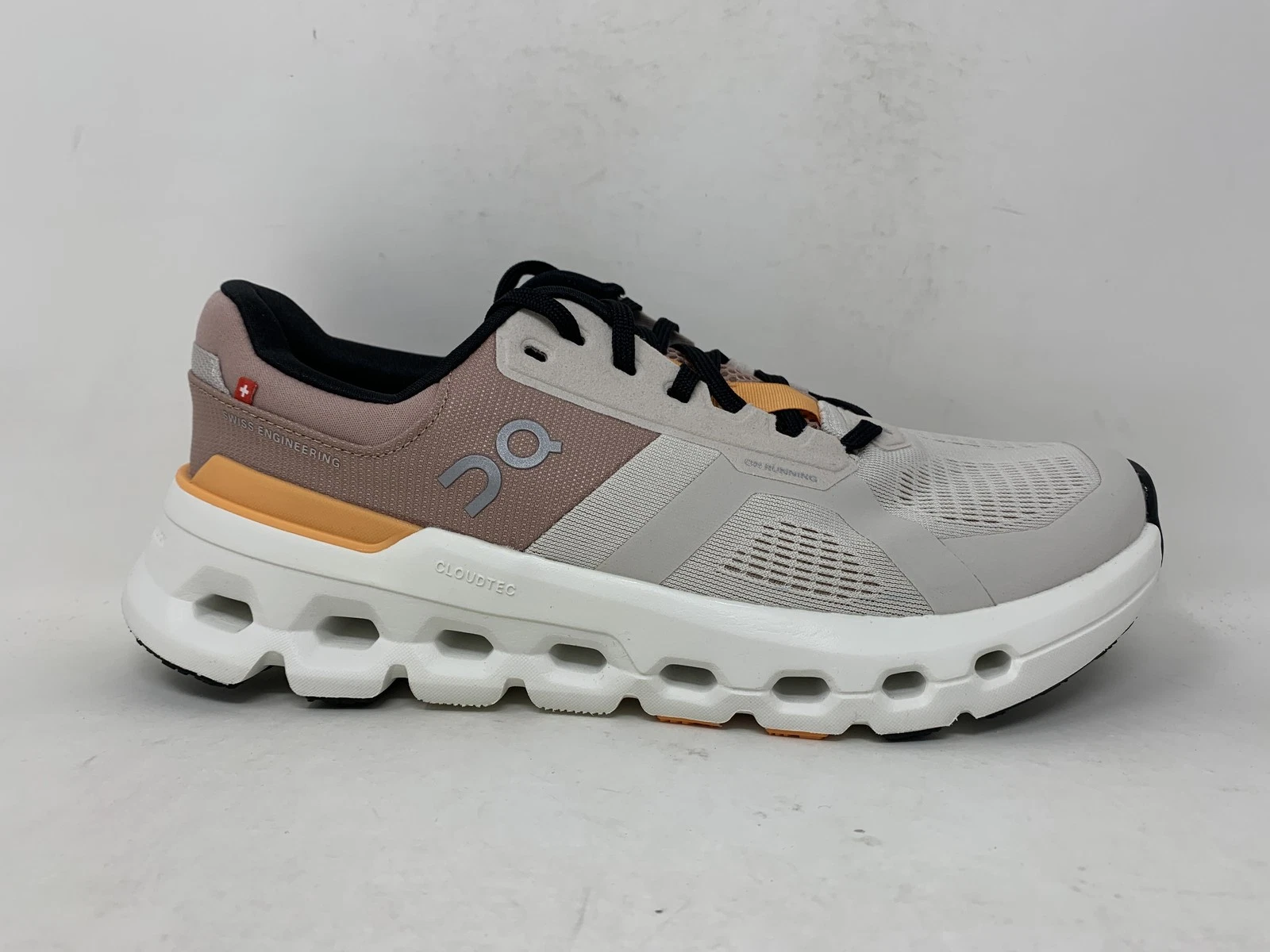 Women's On Cloudrunner 2, Pearl/Tangerine, 9 B Medium US