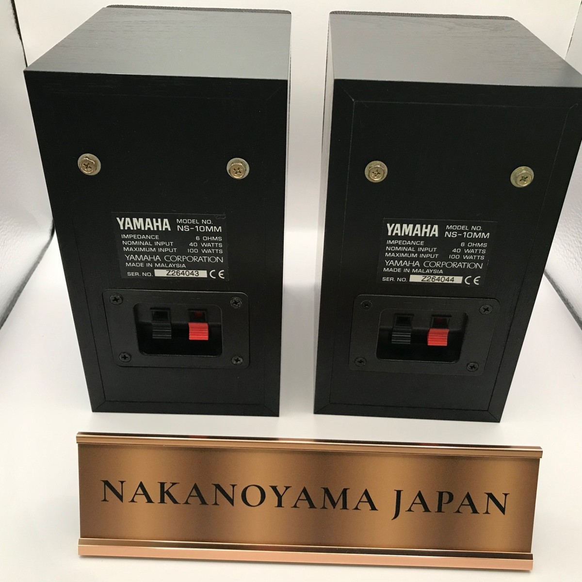 Tested YAMAHA NS-10MM Black Mini Matching Pair Studio Monitor