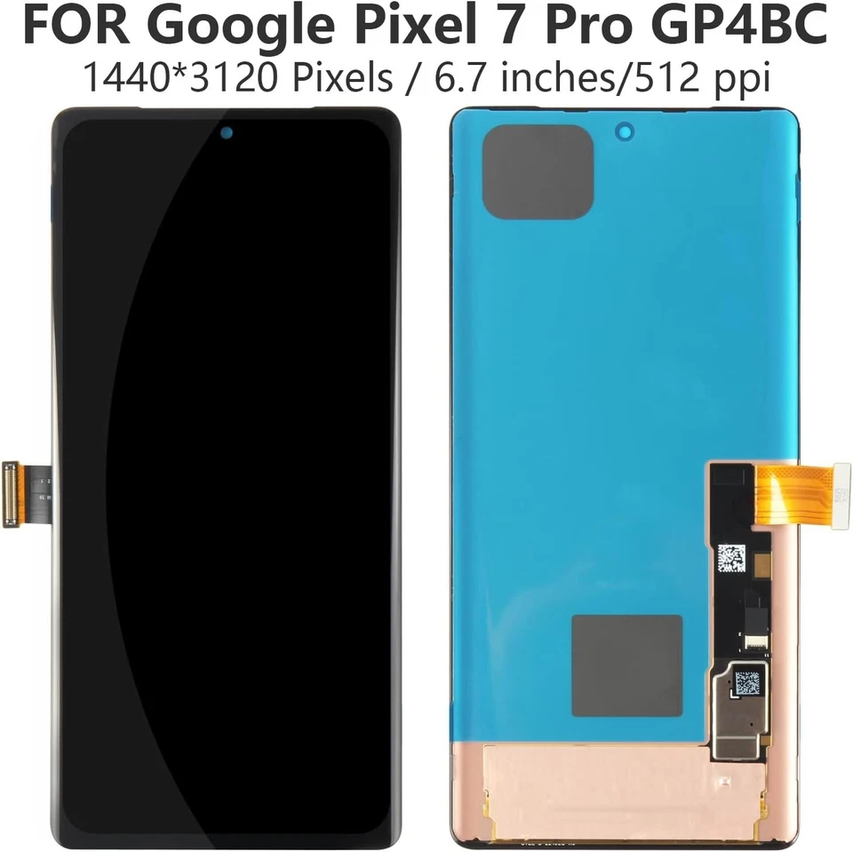 For Google Pixel 7 Pro AMOLED OLED LCD Touch Screen Replacement Digitizer+Frame - Image 2 of 2