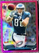 2013 Topps Chrome Zach Ertz Pink Refractor Rookie RC #/399 Eagles