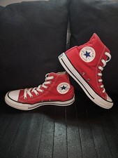 Converse Chuck Taylor All-Star Hi 'Red' - Sz 5M/7W M9621 Pre-owned