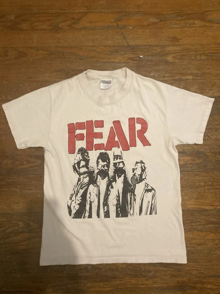 Fear band shirt vintage Black Flag Circle Jerks Dead Kennedys Descendents Germs - Image 3 of 4