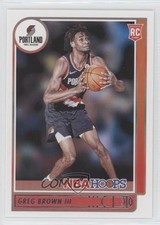 2021-22 Panini NBA Hoops Rookies Greg Brown III #226 Rookie RC 1md