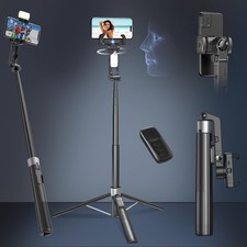 Gimbal Stabilizer Tripod for iPhone/Android, 71" Auto Face Tracking Selfie St...