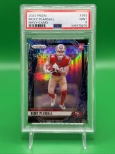 2024 Prizm Ricky Pearsall Navy Camo #1/25 RC Rookie #383 PSA 9 49ers