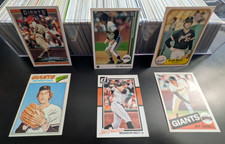 Lot of 400+ Different San Francisco Giants Cards - Topps, Fleer, UD, - 70's-now