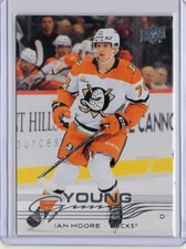 2025-26 UD Series 1 - Young Guns Ian Moore #232  Rookie Anaheim Duck Fire Sale!