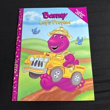 Vintage Barney Coloring Book 2001 Let  s Pretend, No Marks