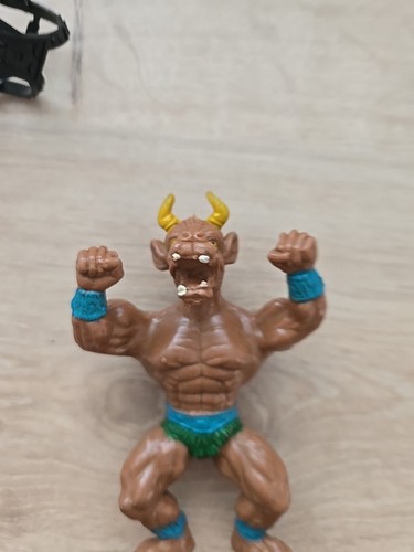 Vintage The Minotaur Figure - MOTU/Galaxy Heroes/Muscle Warriors Bootleg - 14cm - Picture 4 of 5