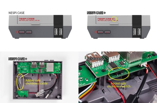 Retroflag NESPi Case Plus with Safe Shutdown for RetroPie Raspberry Pi 3/2 Model - Picture 7 of 12