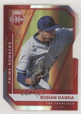 2021 Panini Elite Extra Edition Prime Numbers A Die-Cut 18/100 Rohan Handa 0c6