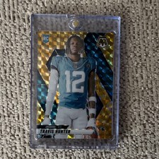 Panini 2025 Mosaic Travis Hunter Jaguars RC Rookie Variations Card #279 NFL. rookie card picture