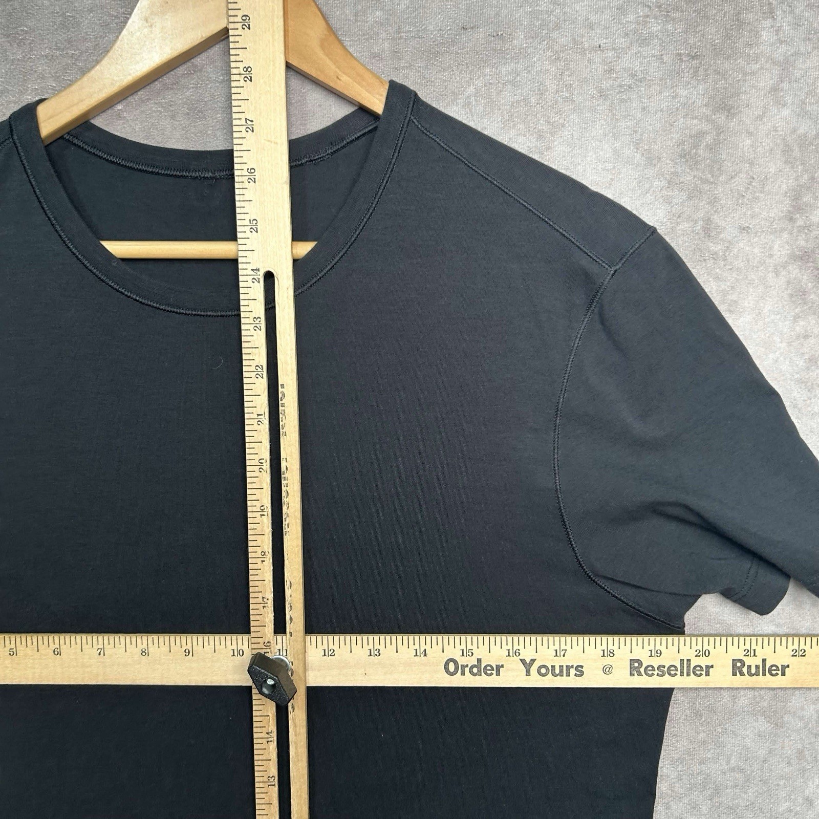 LULULEMON - Black 5 Year Basic Tee Short Sleeve C… - image 3