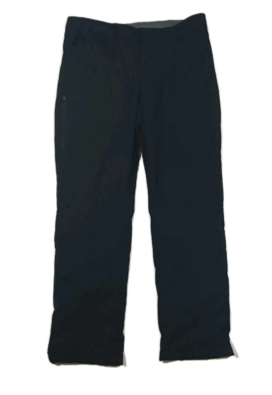 Eddie Bauer Fleece Lined Tech Pants Size 36x32 Black Hike Outdoors Camp Active